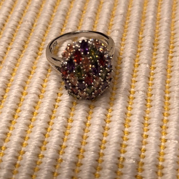 925 Multicolored Ring - Picture 5 of 6